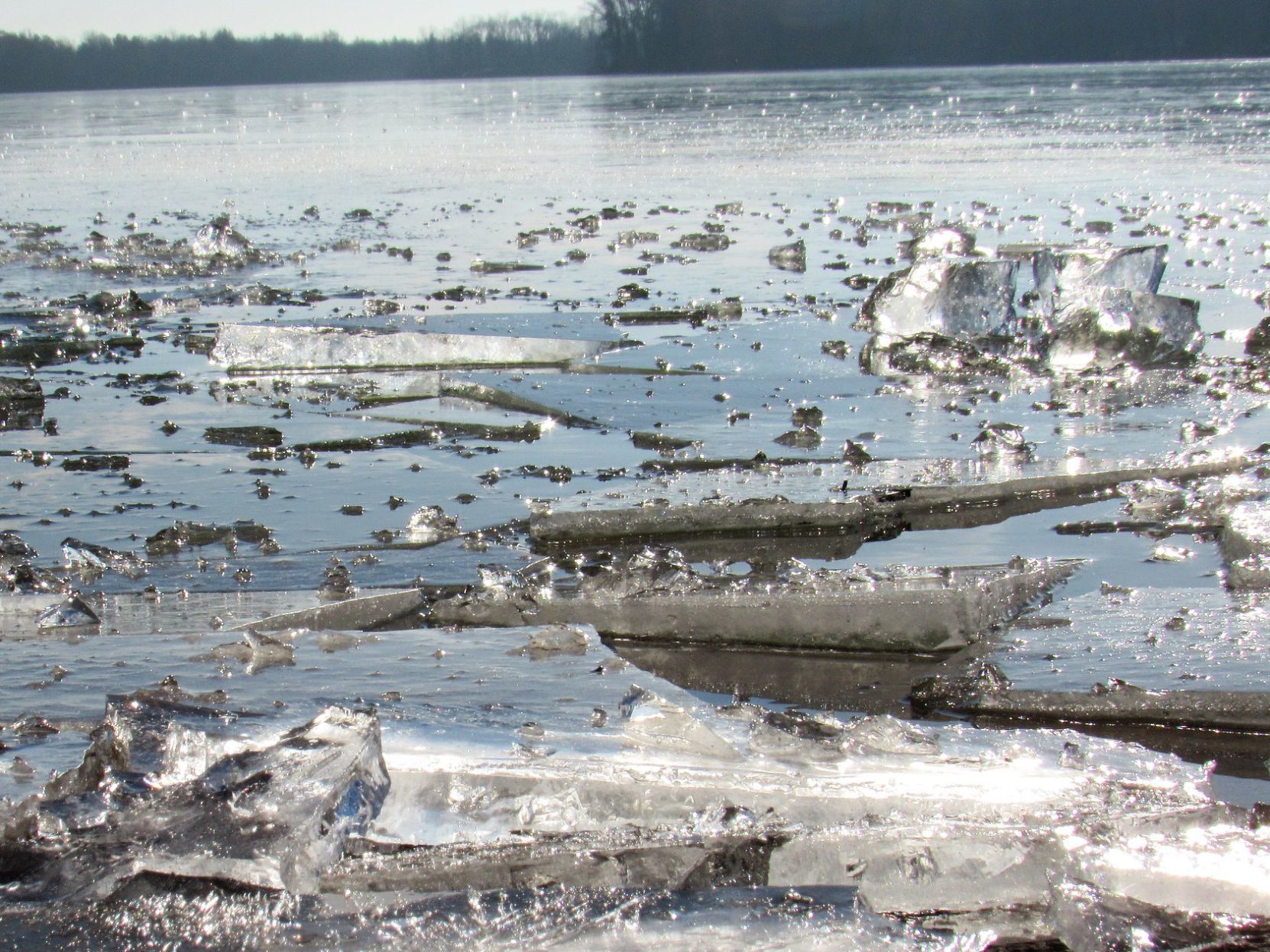 Evergreen Lake ice